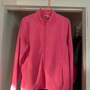 Izod fleece sweater size extra large pink NWT